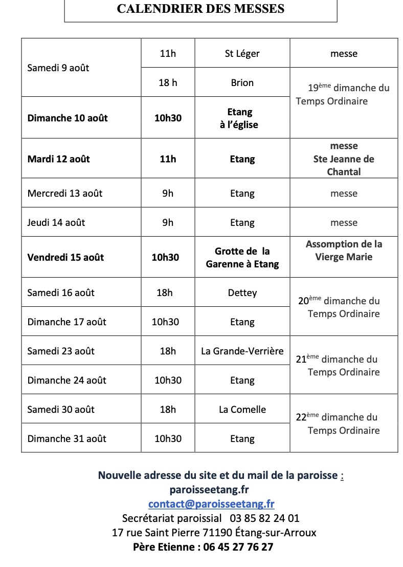 calendrier 10.08.25